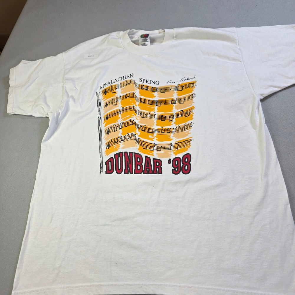 Vintage 1998 Dunbar Appalachian Spring Aaron Copland T-Shirt White XL Fruit Loom